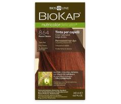 BIOKAP Farba na vlasy NUTRICOLOR Delicato +Tizianová červená 8.64 1+1