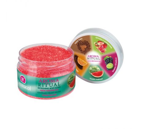 Dermacol Aroma Ritual osviežujúci telový peeling vodný melon 200g