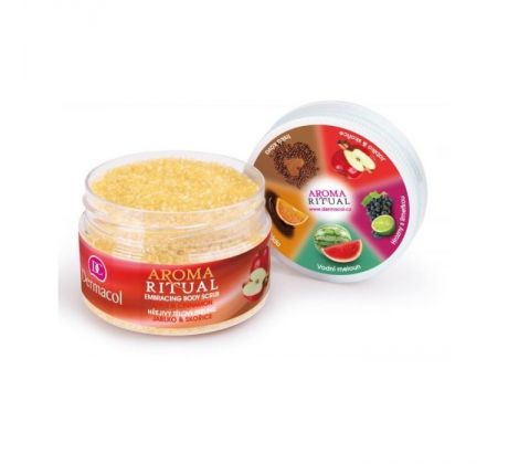 Dermacol Aroma Ritual hrejivý telový peeling jablko a škorica 200g