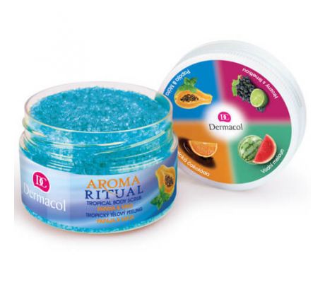 Dermacol Aroma Ritual tropický telový peeling papája a mäta 200g