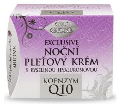 BIO BIONE Exclusive nočný pleťový krém s kyselinou hyaluronovou 51ml