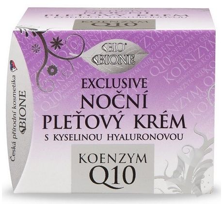 BIO BIONE Exclusive nočný pleťový krém s kyselinou hyaluronovou 51ml