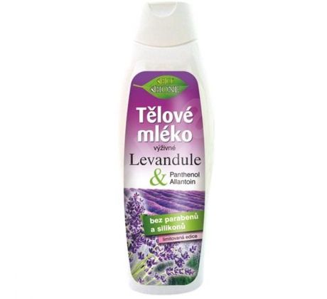 BIO BIONE Telové mlieko výživné Levandule 500ml