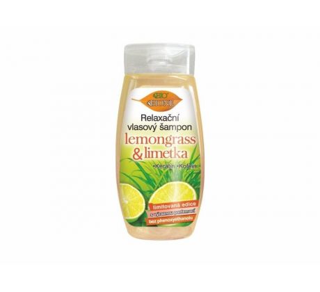 BIO BIONE Relaxačný vlasový šampón lemongrass & limetka 260ml