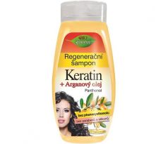 BIO BIONE Regeneračný šampón Keratin + Arganový olej 260ml