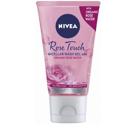 NIVEA Rose Touch Čistiaci micelárny gél 150ml