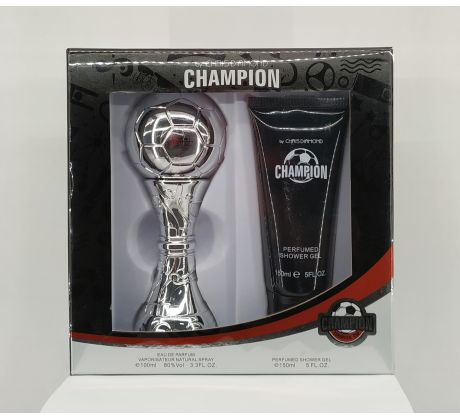 CHAMPION silver  EDP 100ml + Parfumovaný sprchovací gél 150ml darčeková sada