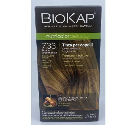 Biokap farba na vlasy 7,33 delicato zlatý pšeničný blond 1+1