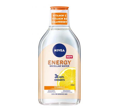 Nivea dvojf. micelárna voda 400 ml ENERGY