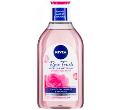 Nivea dvojf. micelárna voda 400 ml Rose Touch