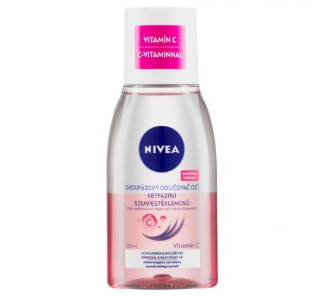 Nivea dvojfázový odličovač očí 125 ml ružový