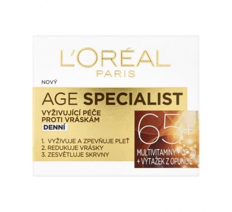 L'OREÁL krém AGE specialist 65+ denny